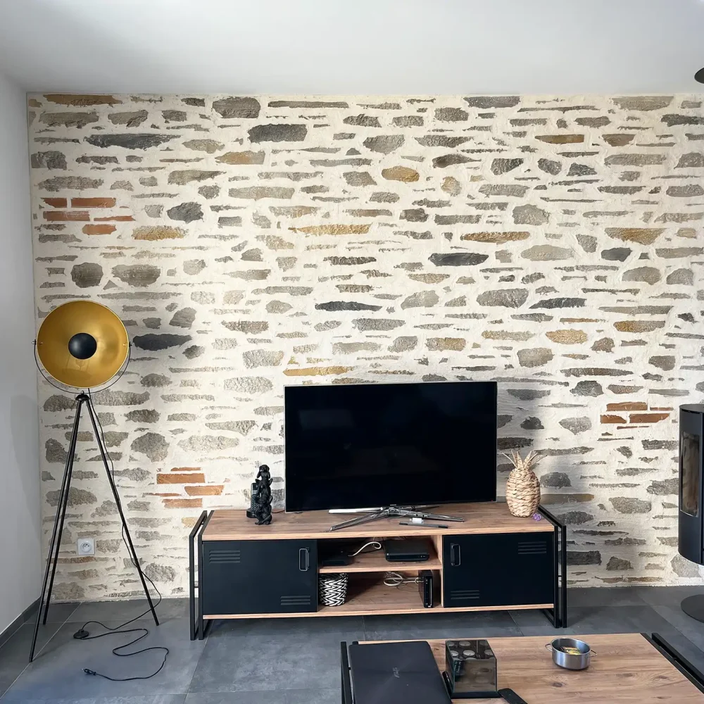 Combien coûte un mur en fausse pierre ?